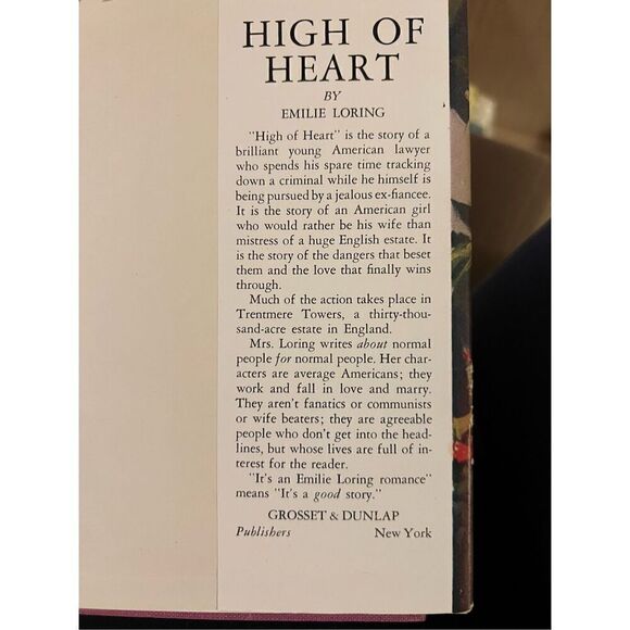 Vintage Romance Novel Across the Years by Emilie Loring  1939 - Picture 6 of 6